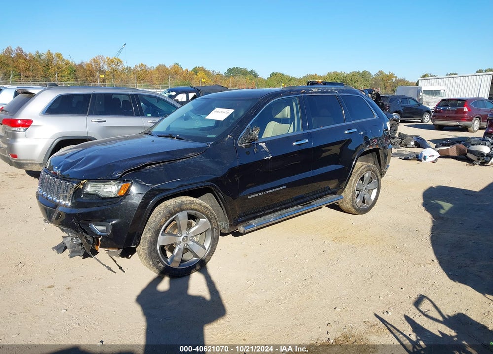 2014 JEEP GRAND CHEROKEE OVERLAND VIN: 1C4RJFCG8EC122613