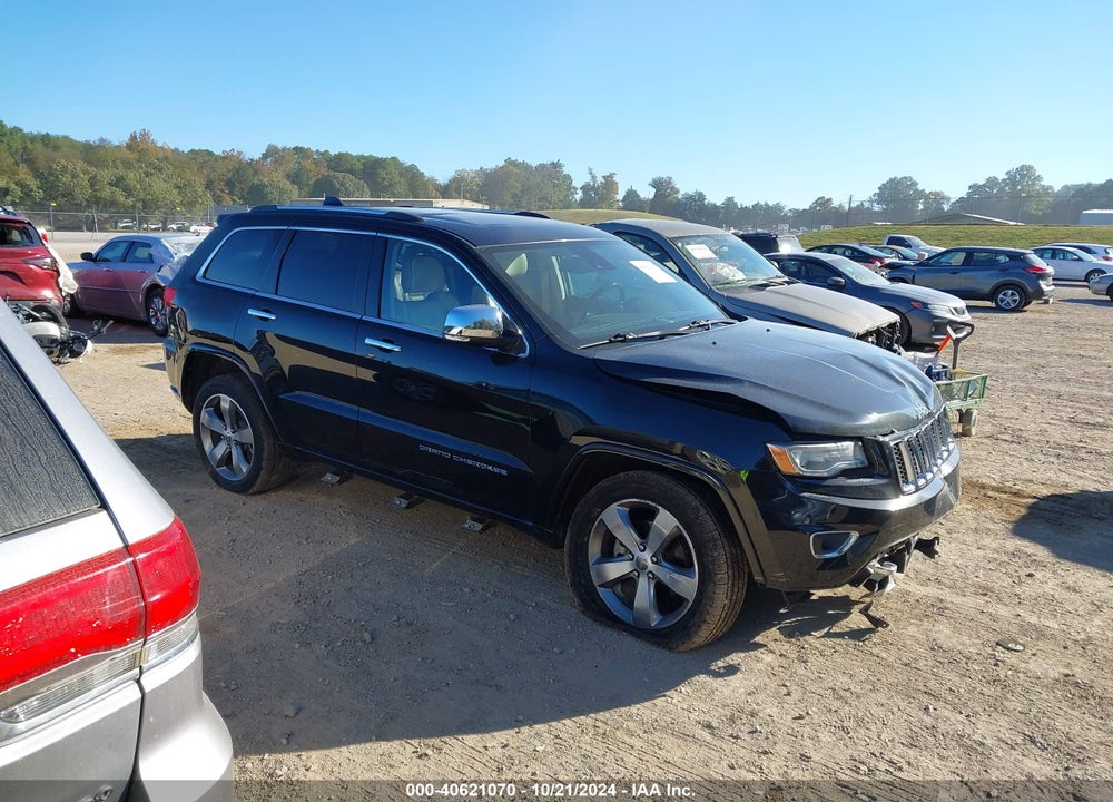 2014 JEEP GRAND CHEROKEE OVERLAND VIN: 1C4RJFCG8EC122613