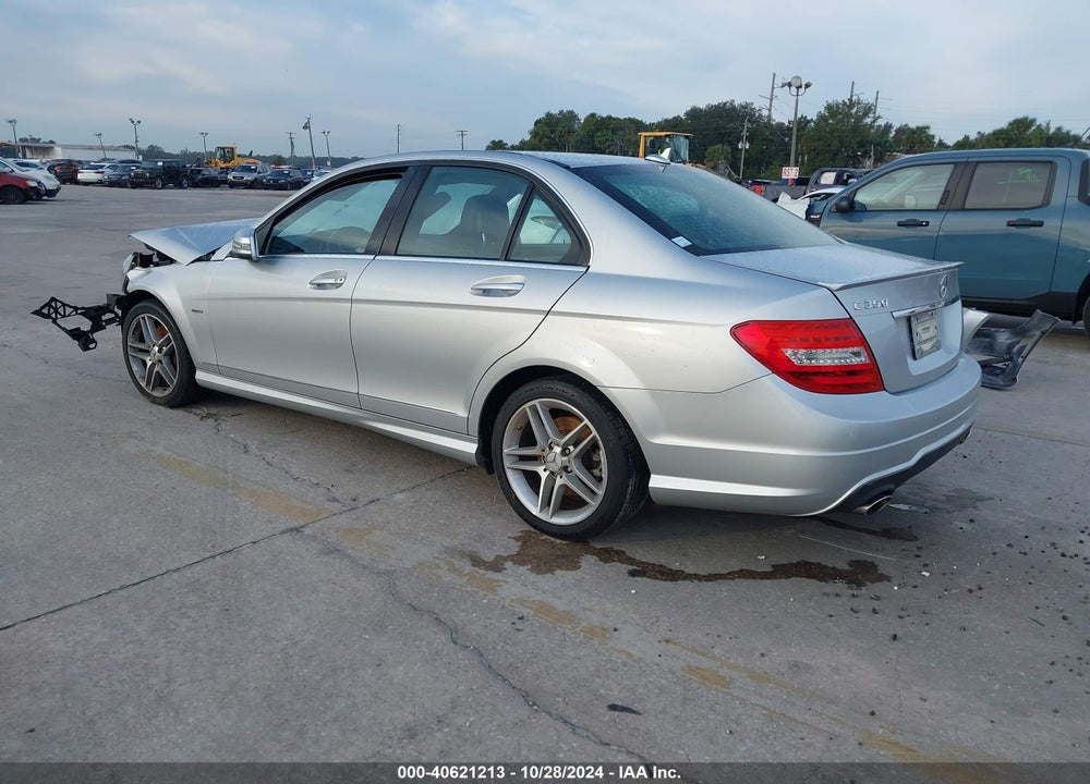 2012 MERCEDES-BENZ C 350 SPORT VIN: WDDGF5HB3CR219525