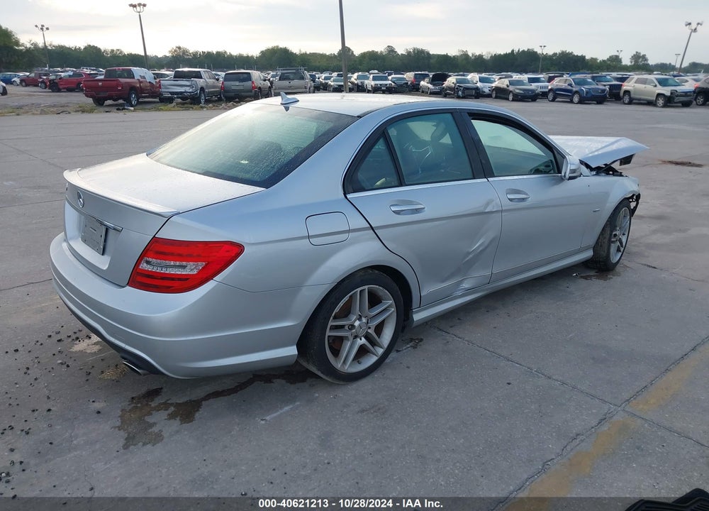 2012 MERCEDES-BENZ C 350 SPORT VIN: WDDGF5HB3CR219525