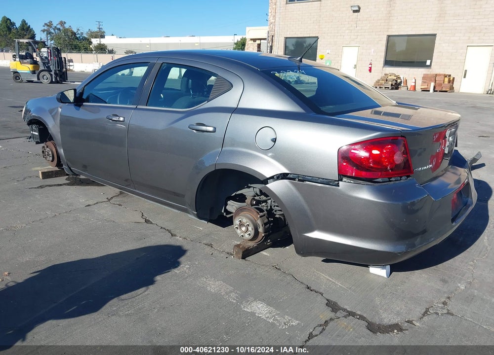 2013 DODGE AVENGER SE VIN: 1C3CDZAB1DN740255