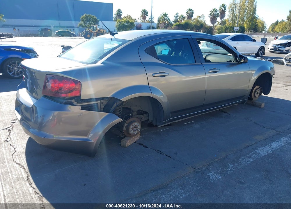 2013 DODGE AVENGER SE VIN: 1C3CDZAB1DN740255
