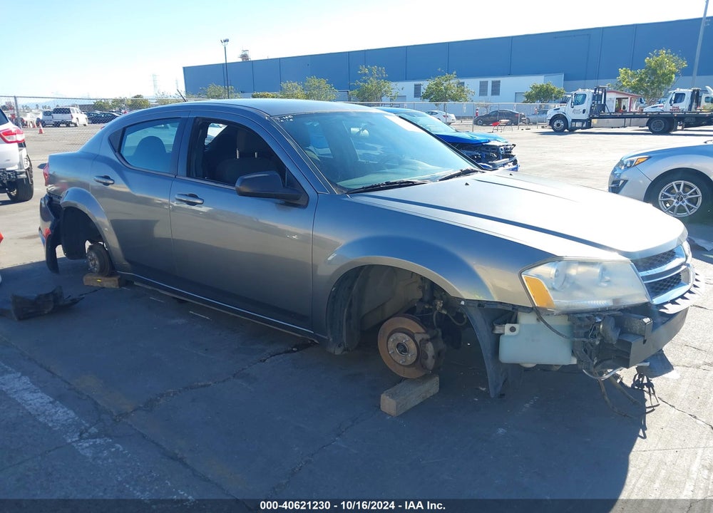 2013 DODGE AVENGER SE VIN: 1C3CDZAB1DN740255