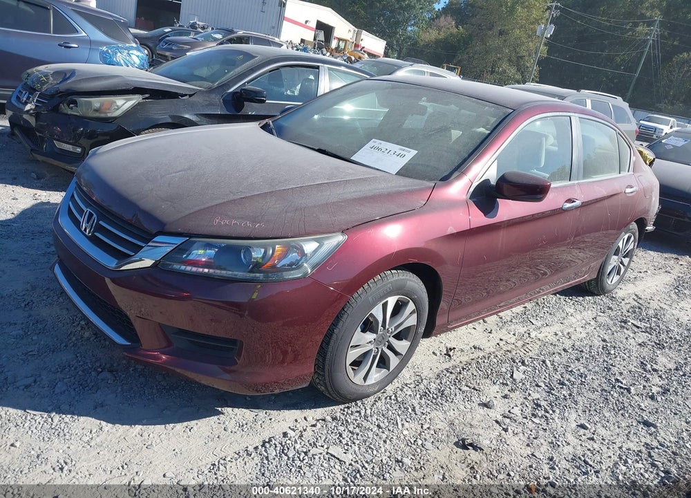2013 HONDA ACCORD LX VIN: 1HGCR2F36DA045834