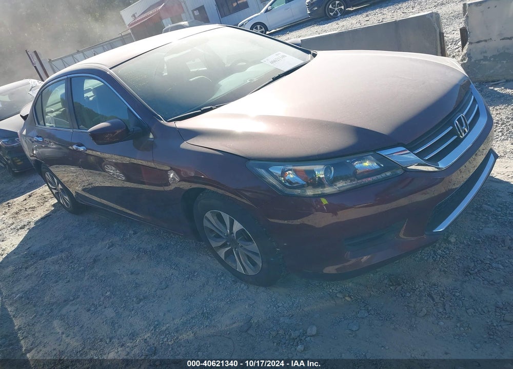 2013 HONDA ACCORD LX VIN: 1HGCR2F36DA045834