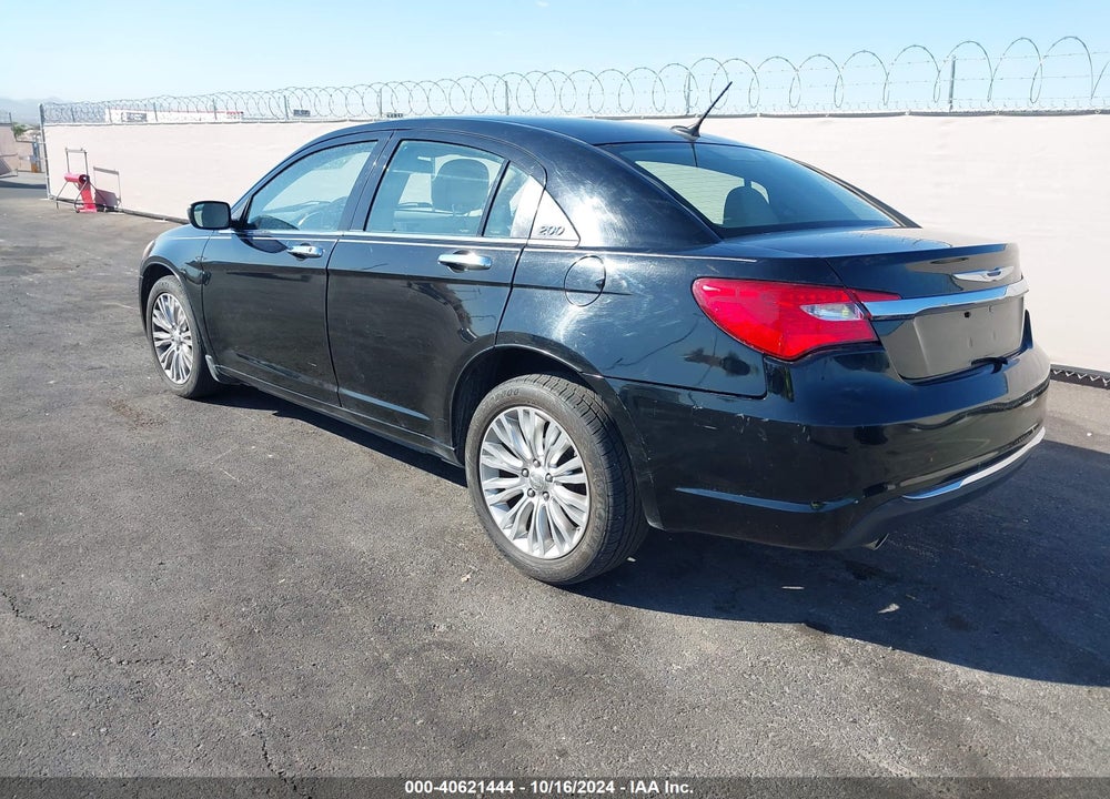 2012 CHRYSLER 200 LIMITED VIN: 1C3CCBCGXCN118190