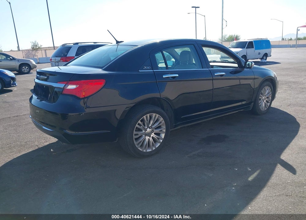 2012 CHRYSLER 200 LIMITED VIN: 1C3CCBCGXCN118190