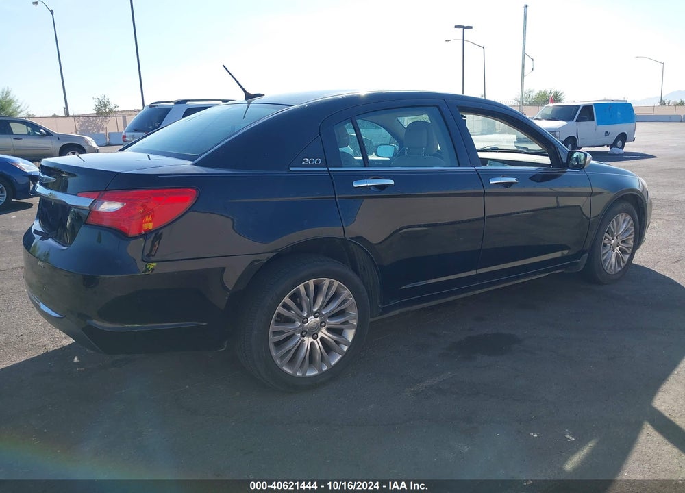2012 CHRYSLER 200 LIMITED VIN: 1C3CCBCGXCN118190