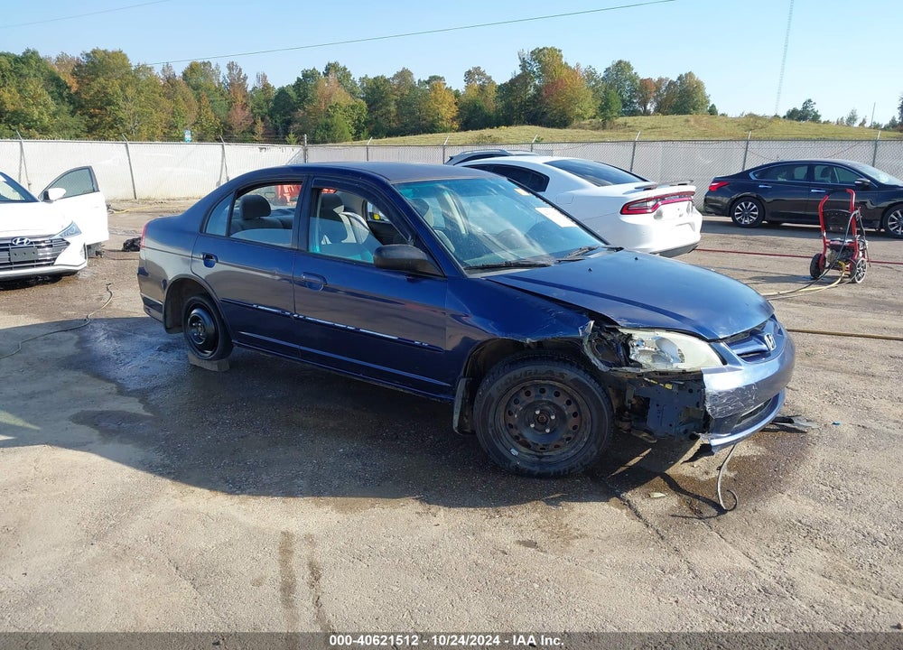 2004 HONDA CIVIC LX VIN: 2HGES16534H525565