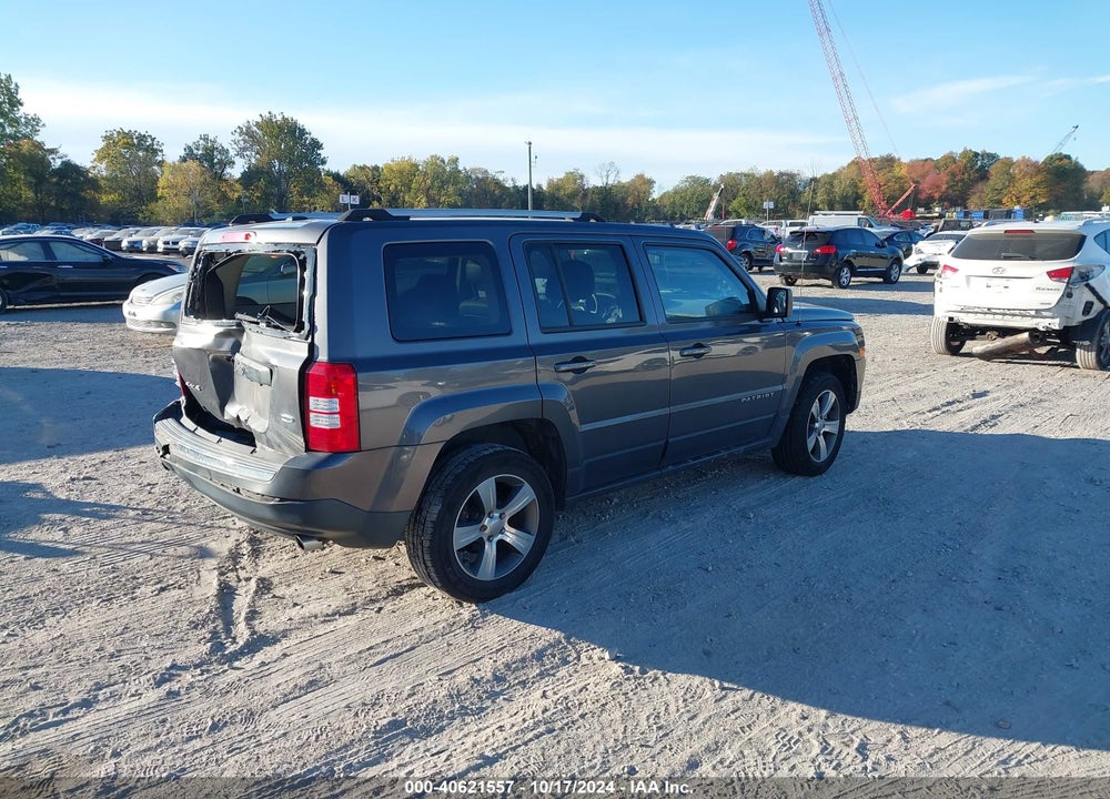 2016 JEEP PATRIOT HIGH ALTITUDE EDITION VIN: 1C4NJRFB8GD772541