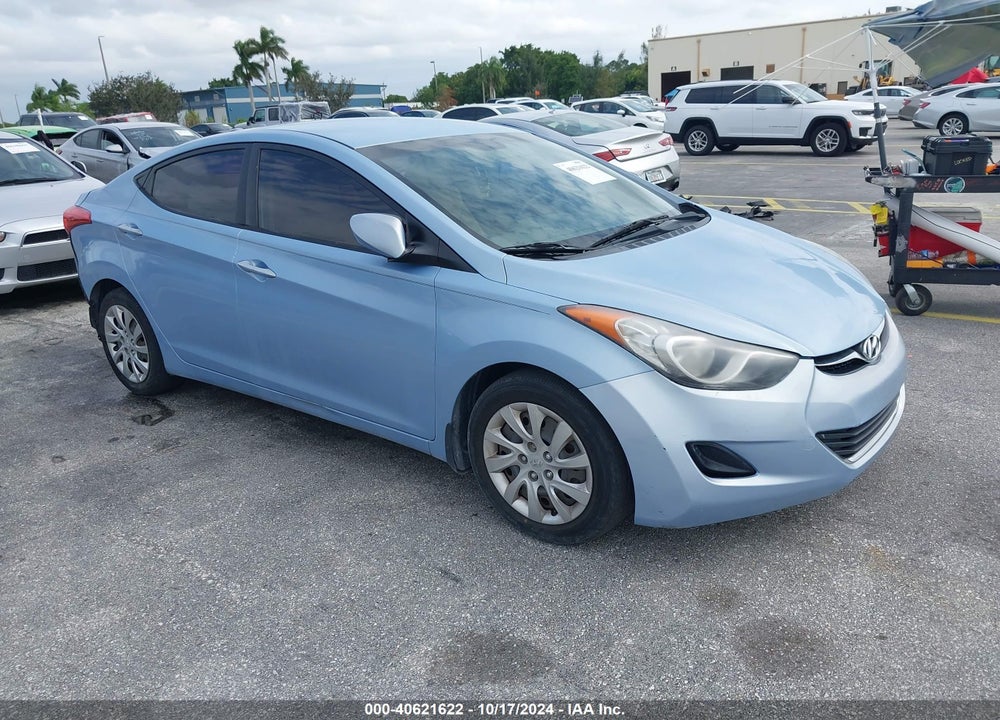 2013 HYUNDAI ELANTRA GLS VIN: KMHDH4AE7DU509136