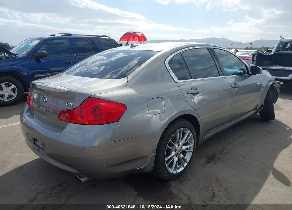 2007 INFINITI G35 JOURNEY VIN: JNKBV61E07M722142