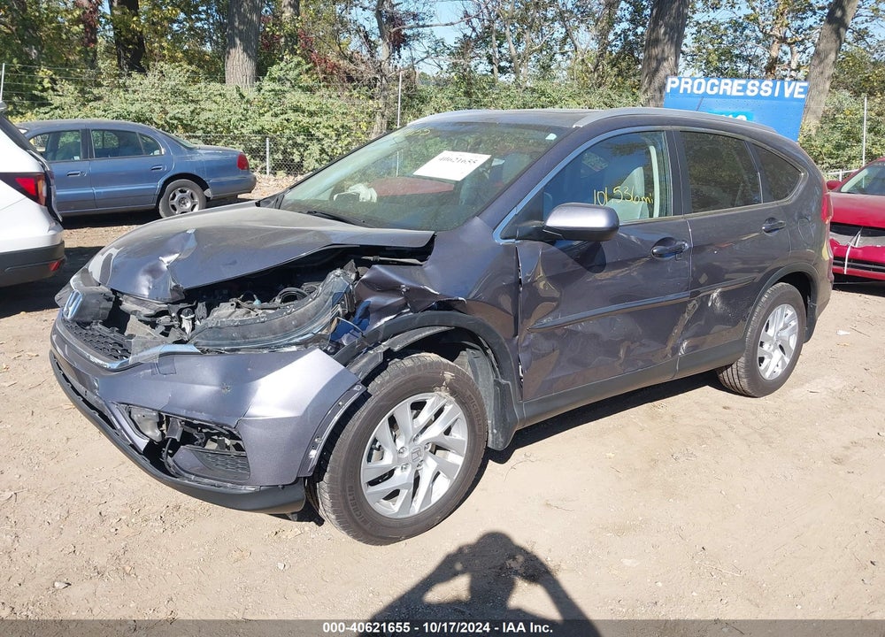 2016 HONDA CR-V EX-L VIN: 5J6RM4H71GL035850
