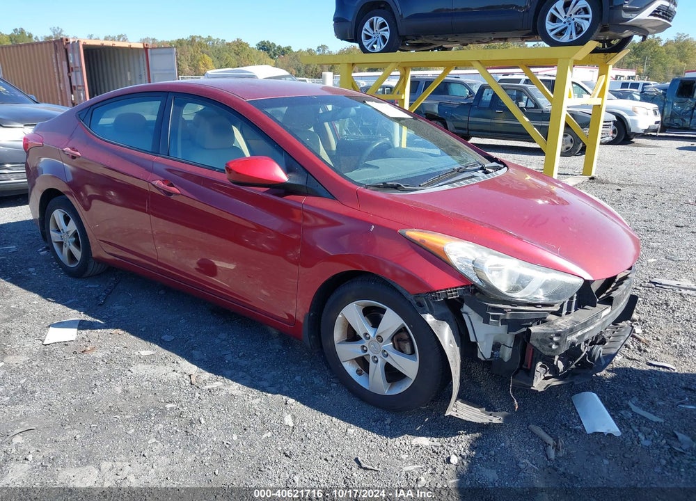 2013 HYUNDAI ELANTRA GLS VIN: 5NPDH4AEXDH326196