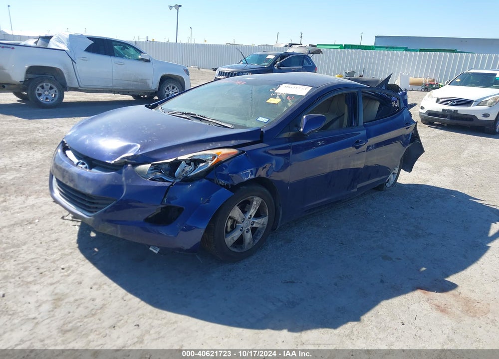 2013 HYUNDAI ELANTRA GLS VIN: 5NPDH4AE6DH171078