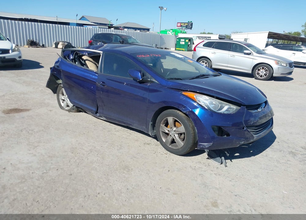 2013 HYUNDAI ELANTRA GLS VIN: 5NPDH4AE6DH171078