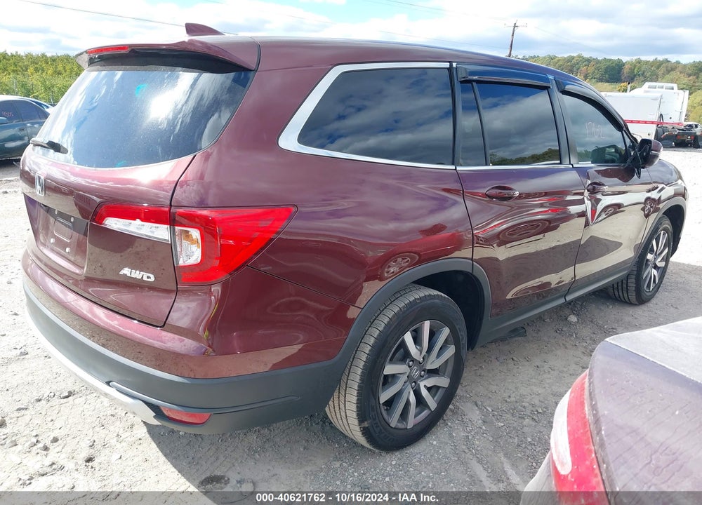 2021 HONDA PILOT AWD EX-L VIN: 5FNYF6H55MB079161