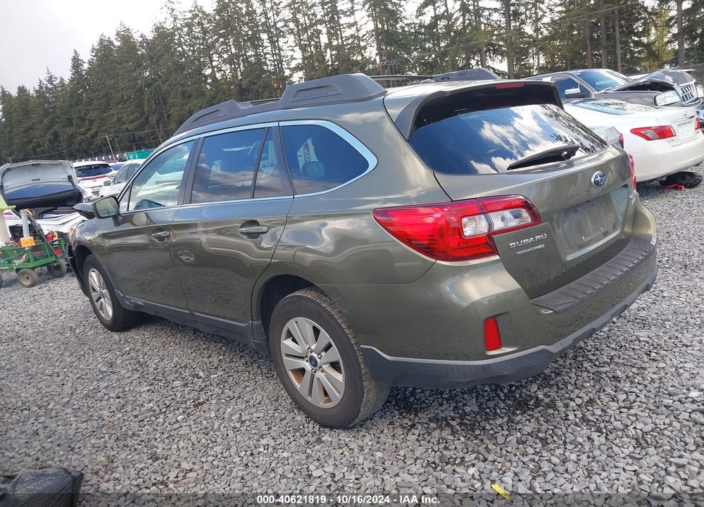2015 SUBARU OUTBACK 2.5I PREMIUM VIN: 4S4BSACC8F3266898