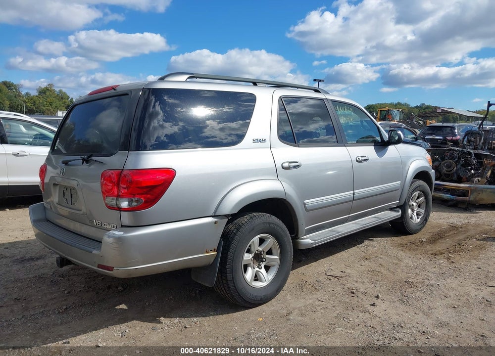 2006 TOYOTA SEQUOIA SR5 V8 VIN: 5TDBT44A56S263214