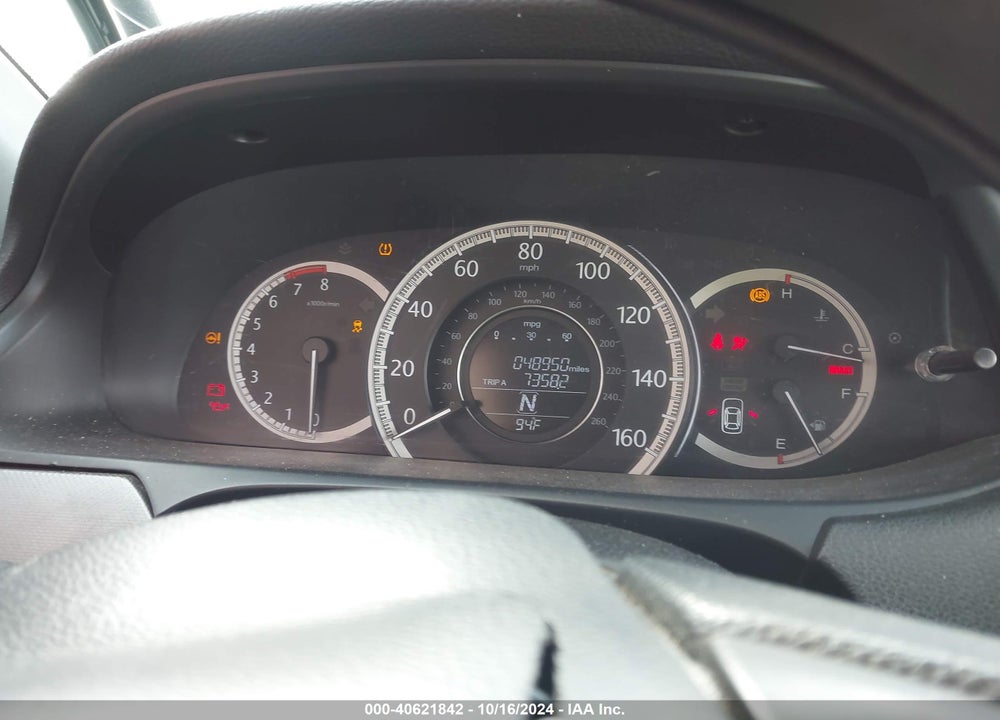 2013 HONDA ACCORD LX VIN: 1HGCR2F30DA129292
