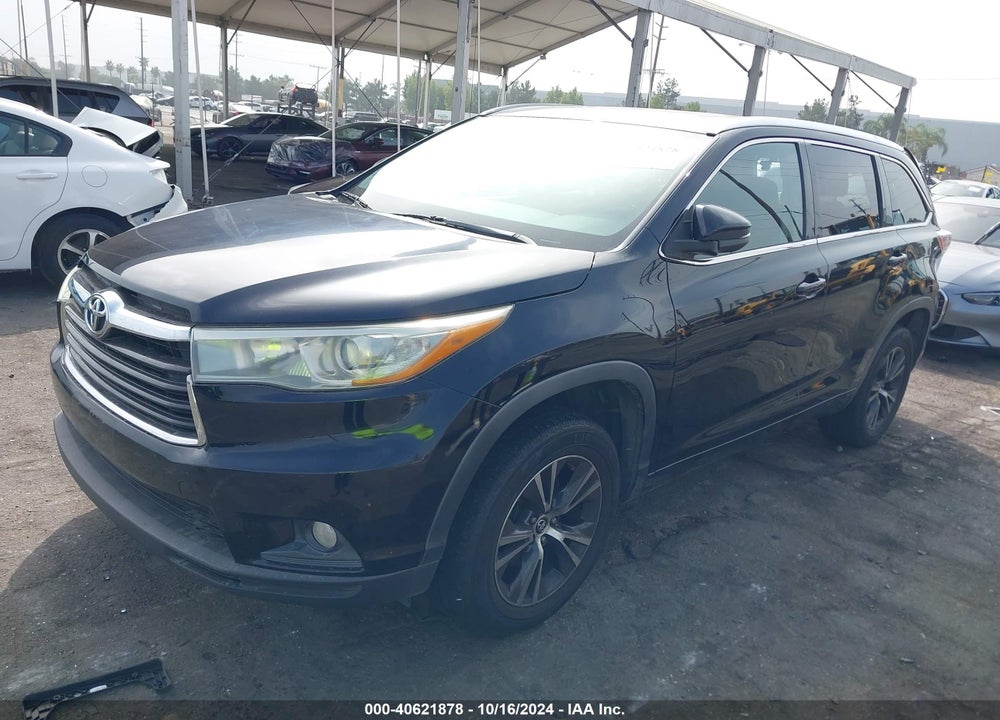 2016 TOYOTA HIGHLANDER XLE V6 VIN: 5TDKKRFH5GS134563