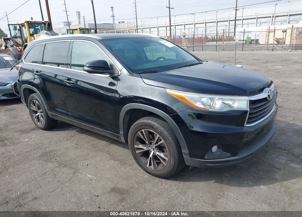 2016 TOYOTA HIGHLANDER XLE V6 VIN: 5TDKKRFH5GS134563