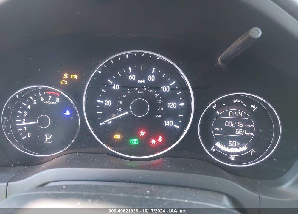 2019 HONDA HR-V LX VIN: 3CZRU6H34KG707494