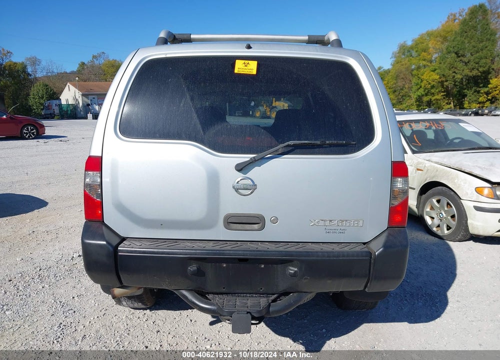 2002 NISSAN XTERRA XE VIN: 5N1ED28Y72C565715