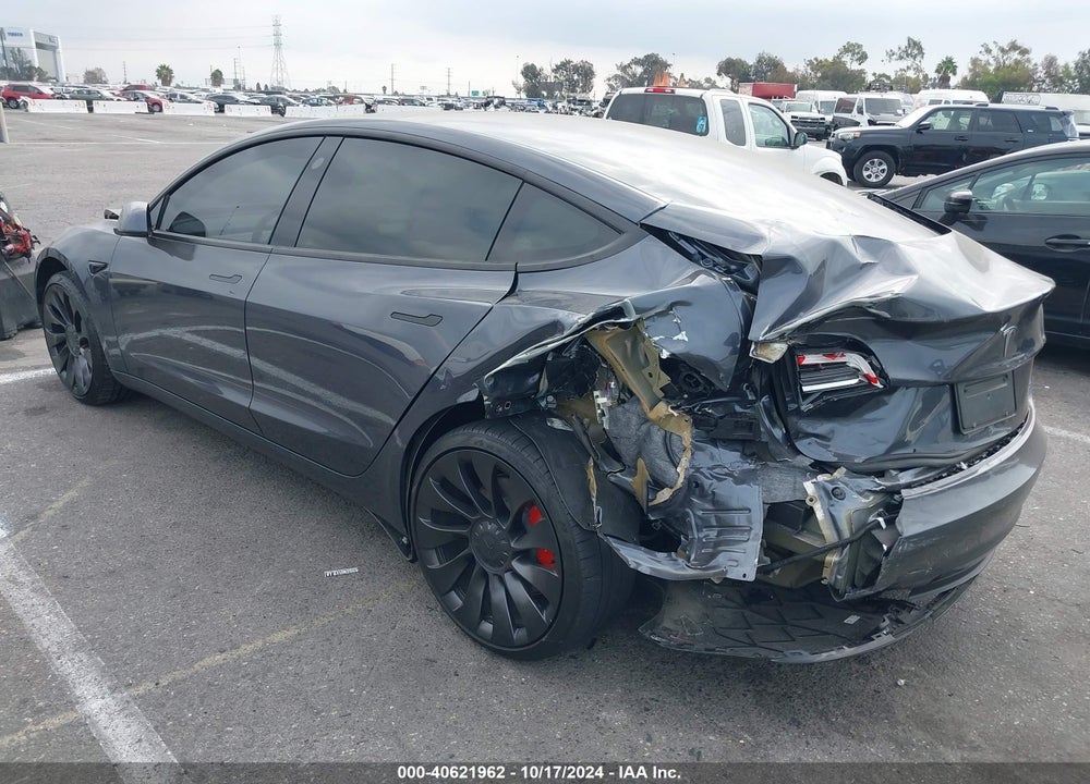 2023 TESLA MODEL 3 PERFORMANCE DUAL MOTOR ALL-WHEEL DRIVE VIN: 5YJ3E1EC2PF712755