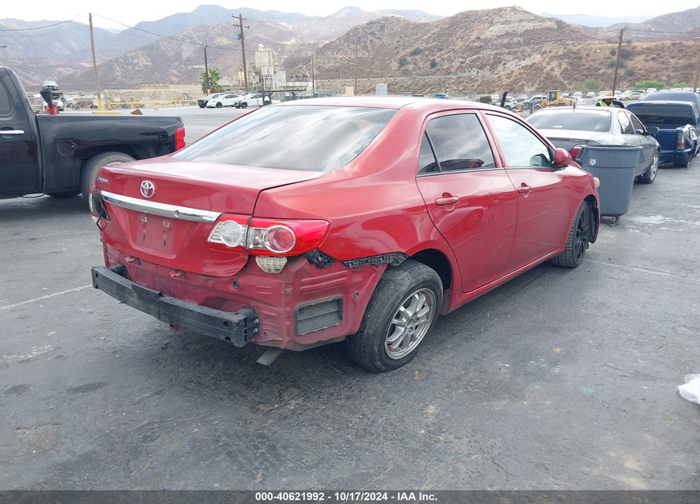 2013 TOYOTA COROLLA L VIN: JTDBU4EE5DJ117095