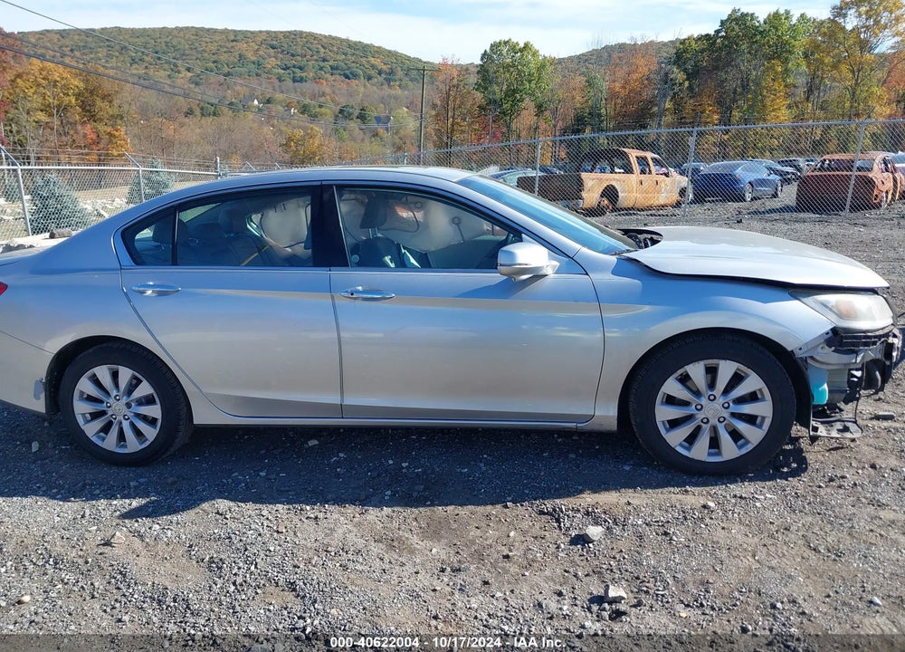 2014 HONDA ACCORD EX-L V-6 VIN: 1HGCR3F86EA003487