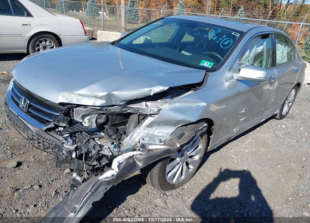 2014 HONDA ACCORD EX-L V-6 VIN: 1HGCR3F86EA003487