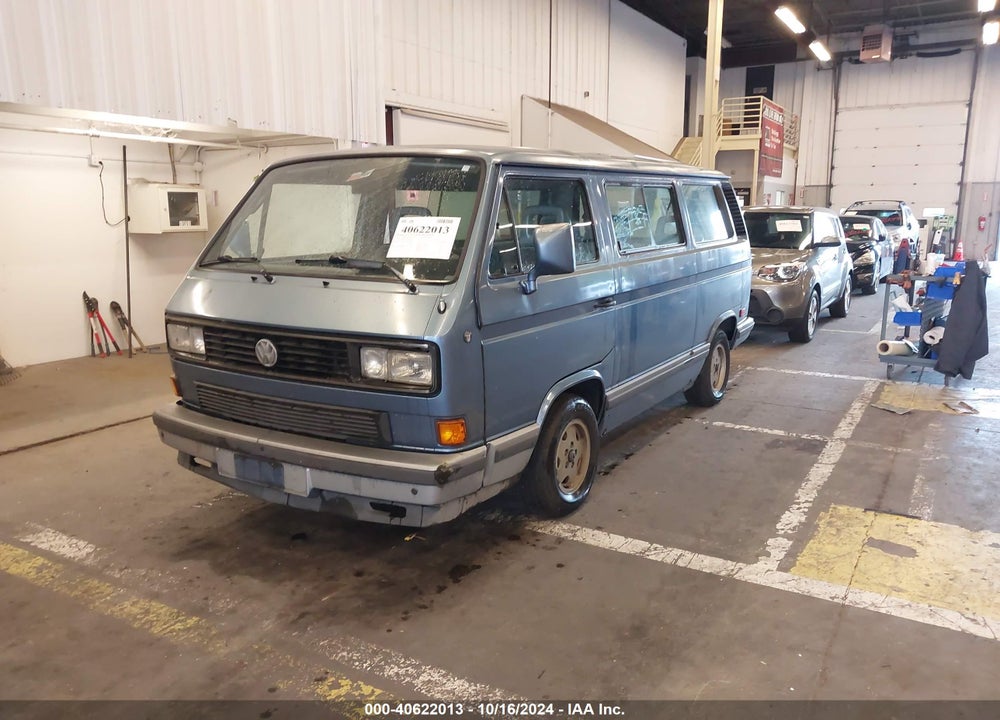 1989 VOLKSWAGEN VANAGON BUS VIN: WV2YB0252KH059806