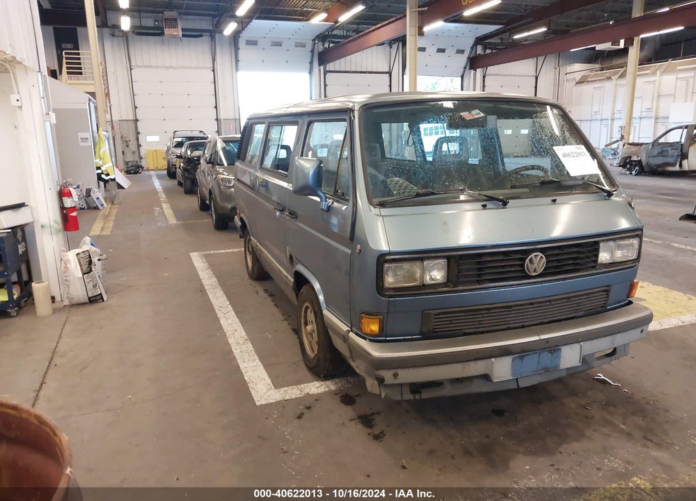 1989 VOLKSWAGEN VANAGON BUS VIN: WV2YB0252KH059806