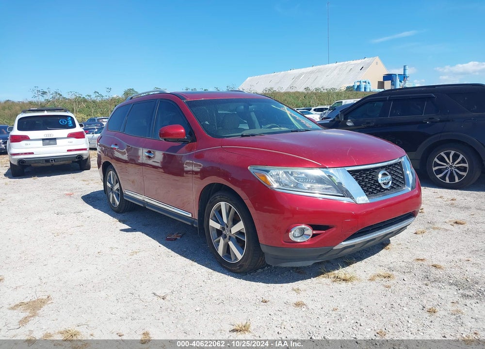 2015 PATHFINDER NISSAN  PLATINUM VIN: 5N1AR2MN8FC693527