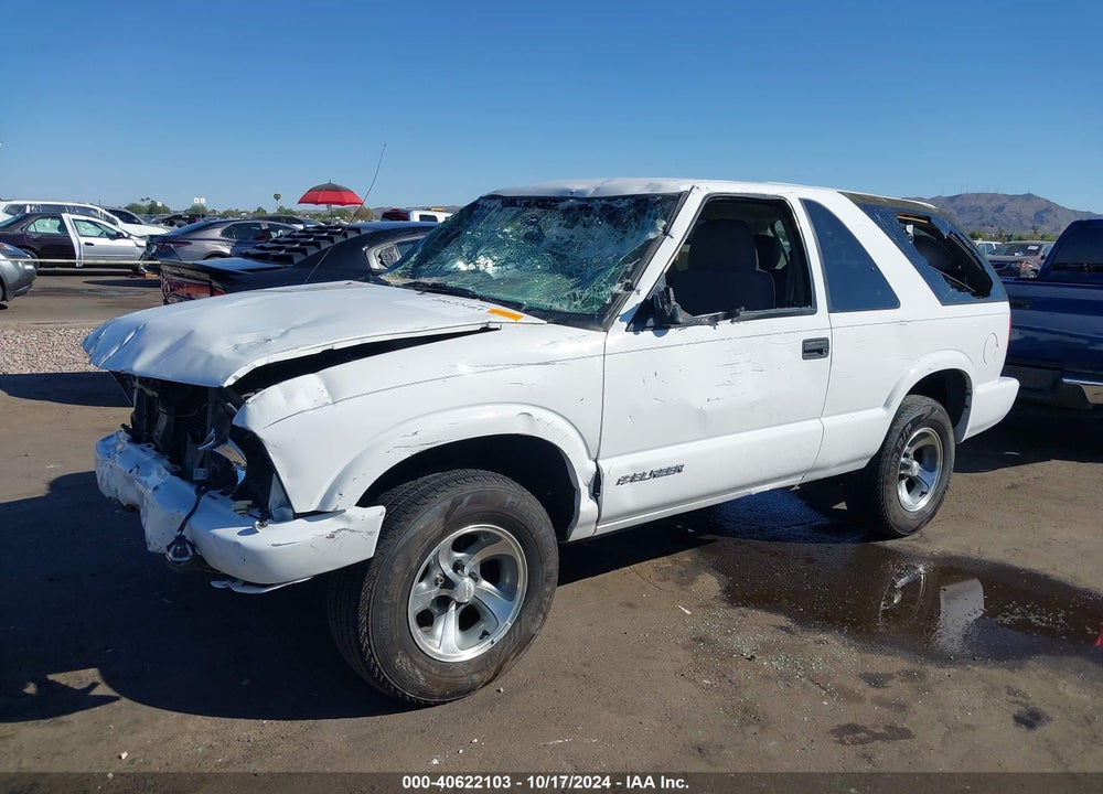 2004 CHEVROLET BLAZER LS VIN: 1GNCS18X84K152995