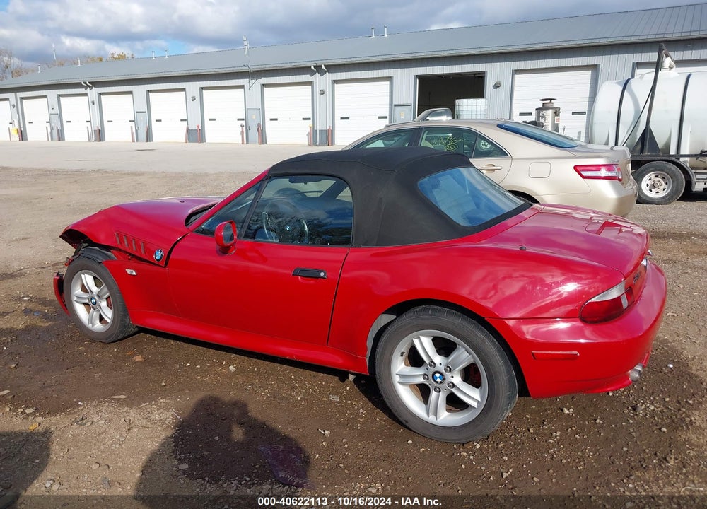 2002 BMW Z3 2.5I VIN: 4USCN33492LM06949