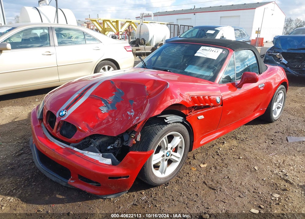 2002 BMW Z3 2.5I VIN: 4USCN33492LM06949