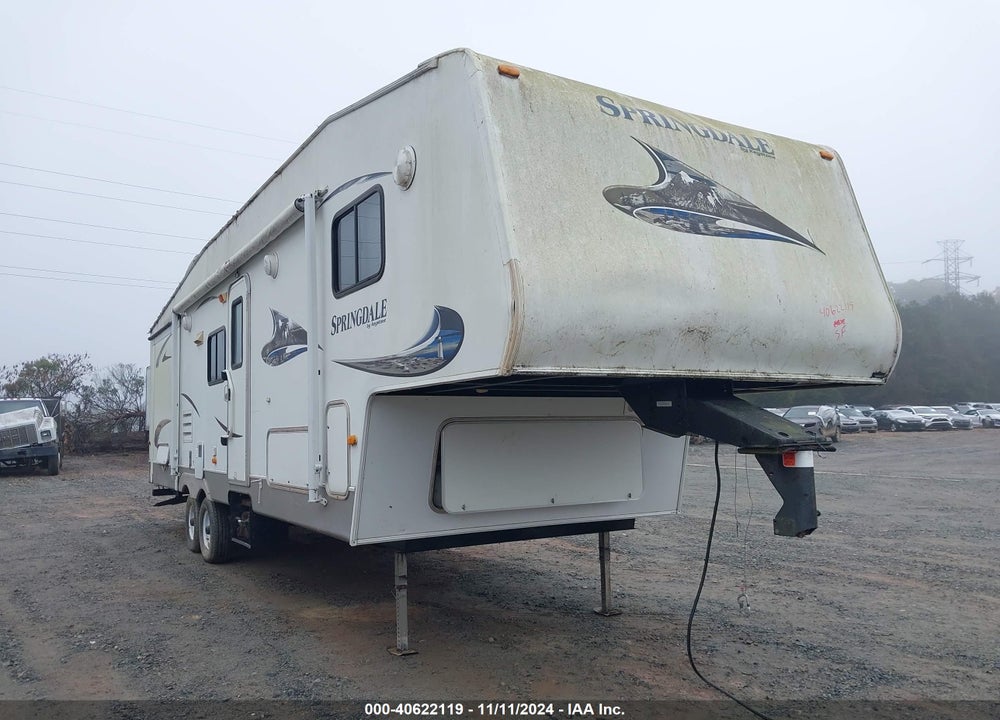 2011 SPRINGDALE BY KEYSTO 284FWBHSSR VIN: 4YDF28421B3100184