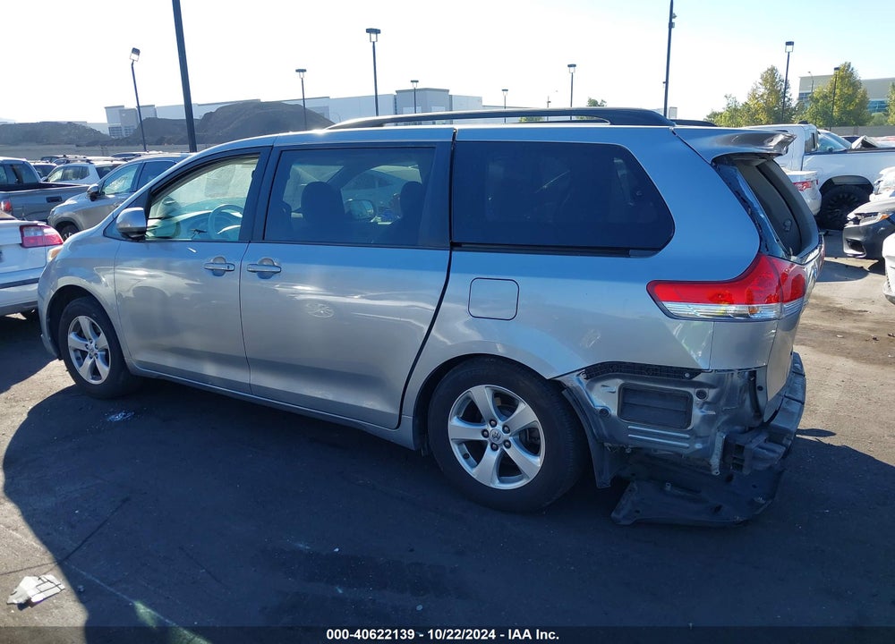 2013 TOYOTA SIENNA VIN: 5TDKK3DC6DS375242