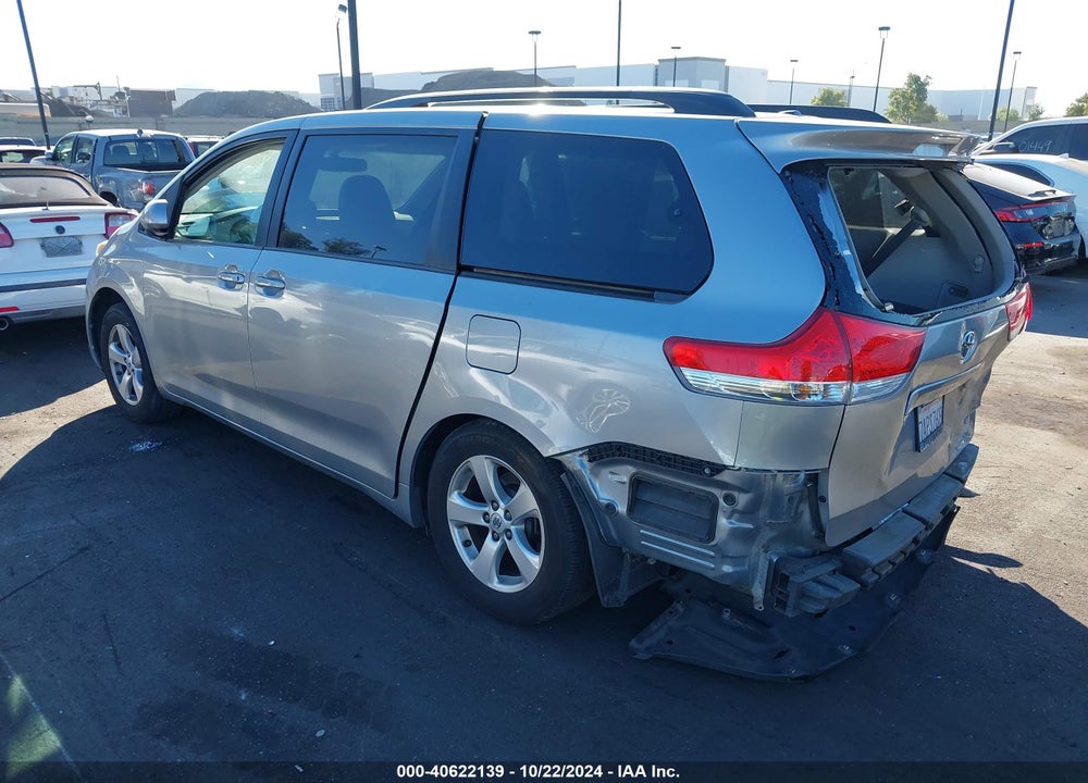 2013 TOYOTA SIENNA VIN: 5TDKK3DC6DS375242