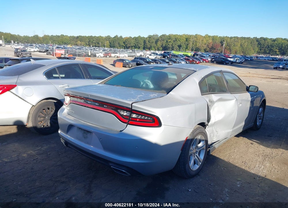 2019 DODGE CHARGER SXT RWD VIN: 2C3CDXBG4KH721137