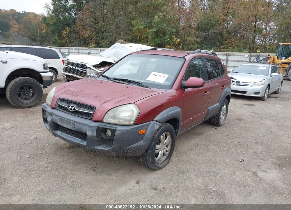 2008 HYUNDAI TUCSON LIMITED V6/SE VIN: KM8JN12D68U888894
