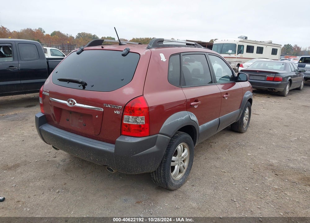 2008 HYUNDAI TUCSON LIMITED V6/SE VIN: KM8JN12D68U888894