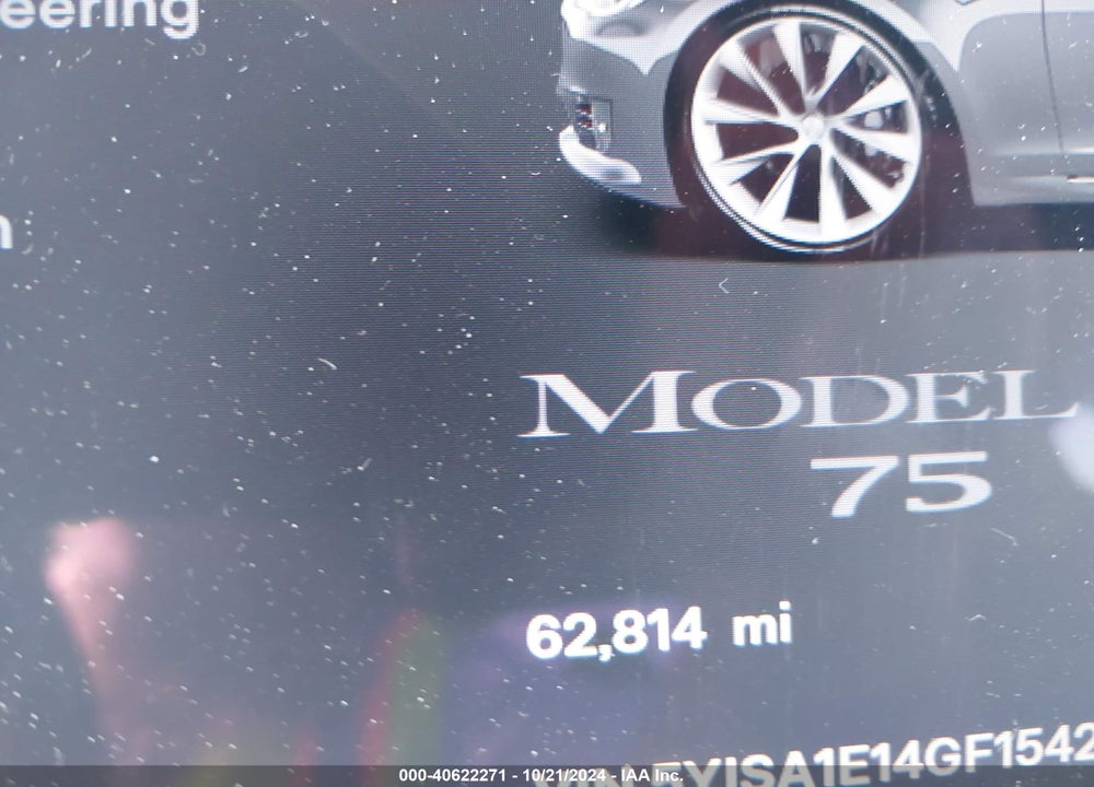 2016 TESLA MODEL S 60/70/75/85 VIN: 5YJSA1E14GF154218