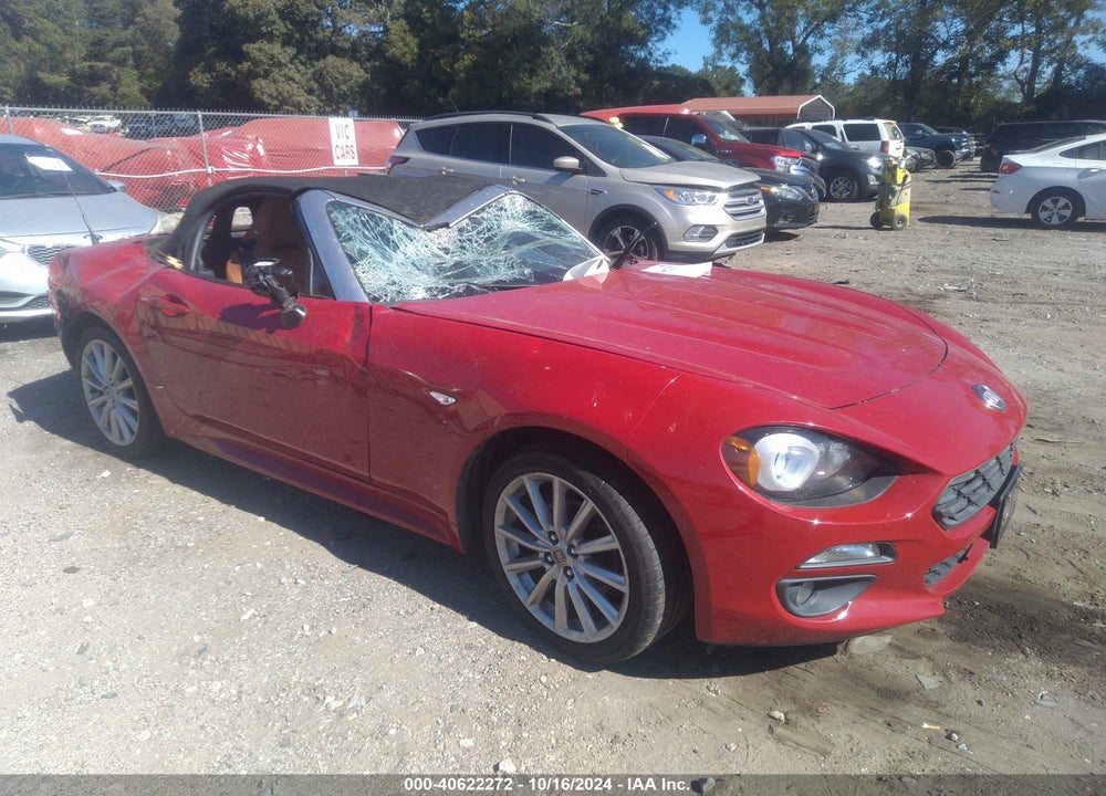 2019 FIAT 124 SPIDER LUSSO VIN: JC1NFAEK5K0141828