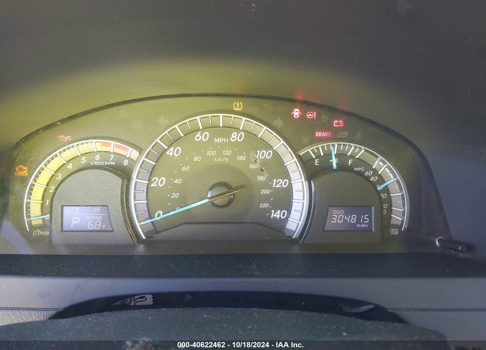 2012 TOYOTA CAMRY SE VIN: 4T1BF1FK1CU083081