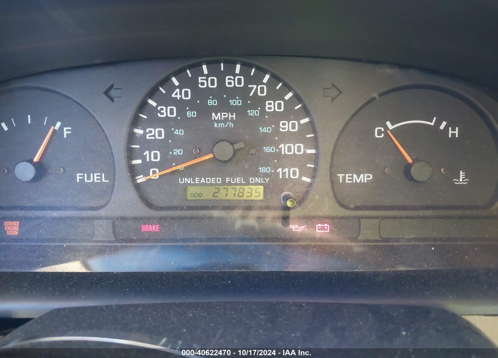 1998 NISSAN FRONTIER SE/XE VIN: 1N6DD26S6WC343782