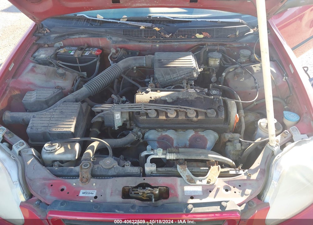 1998 HONDA CIVIC DX VIN: 1HGEJ6124WL130104
