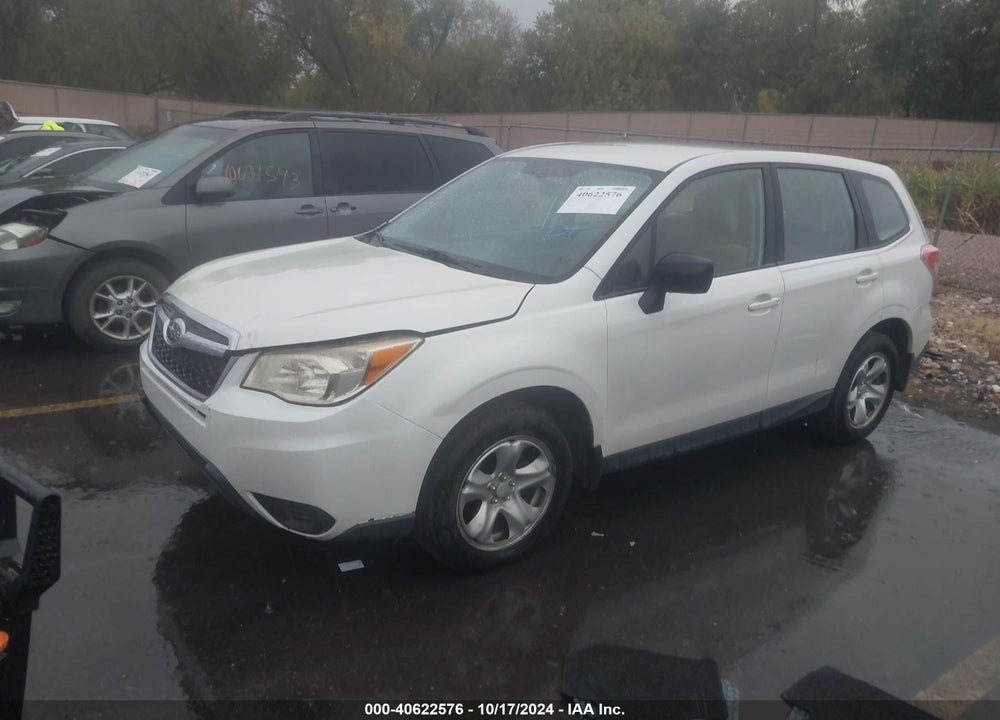 2014 SUBARU FORESTER 2.5I VIN: JF2SJAAC0EG449537